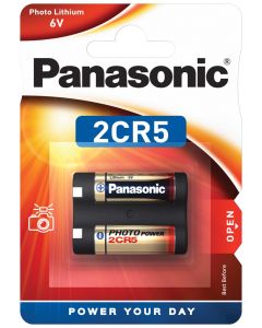 2CR5L/1BP  Panasonic Lithium 6,0V/1400mAh 
