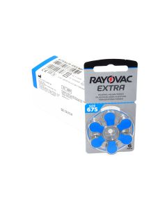 H675 Rayovac 10 x 6er Blister Extra Advanced Zink-Air 640mAh, PR44,  ZA 675,  RW357