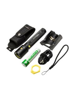 LEDLENSER i9R Akku LED-Taschenlampe LED Schwarz im Alu-Gehäuse , 500 lm / 270 m, 187 mm