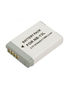 Ersatzakku für CANON NB-13L, Li-ion, 3,7V, 1010mAh, 3,7Wh