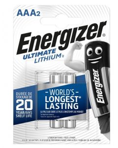 L92 Energizer 2er Blister Lithium 1,5V Micro/AAA 1250mAh