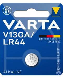 V13GA Varta Knopfzelle Alkaline LR44 AG13 L1154 13/44 LR44