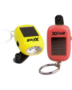 Kurbelleuchte XCell Mini Solar Schlüsselanhänger 