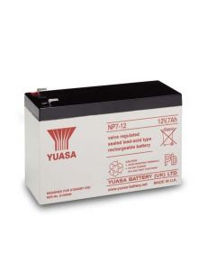 NP7-12 Yuasa Blei-AGM-Akku 12,00V/7,00Ah/84,00Wh