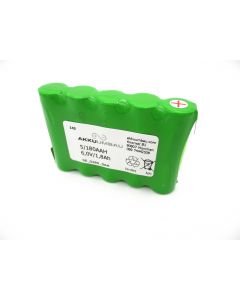 Ersatzakku zum Selbsteinbau für Volkswagen VAG 1763 5N650 RSL / Ni-Cd Sinterakku 6,0V